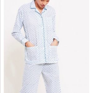 Roller Rabbit blue heart loungewear set
